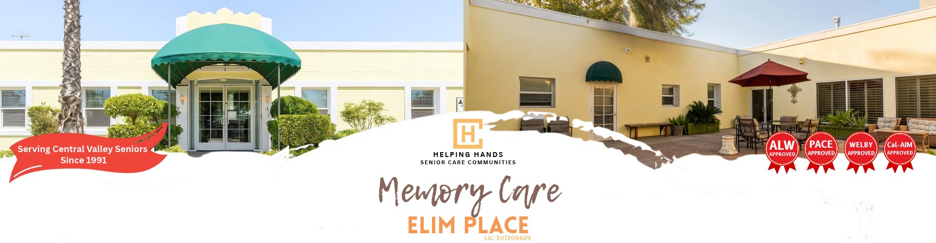 Elim Place Memory Care, a Helping Hands Senior Care community in Sanger, California